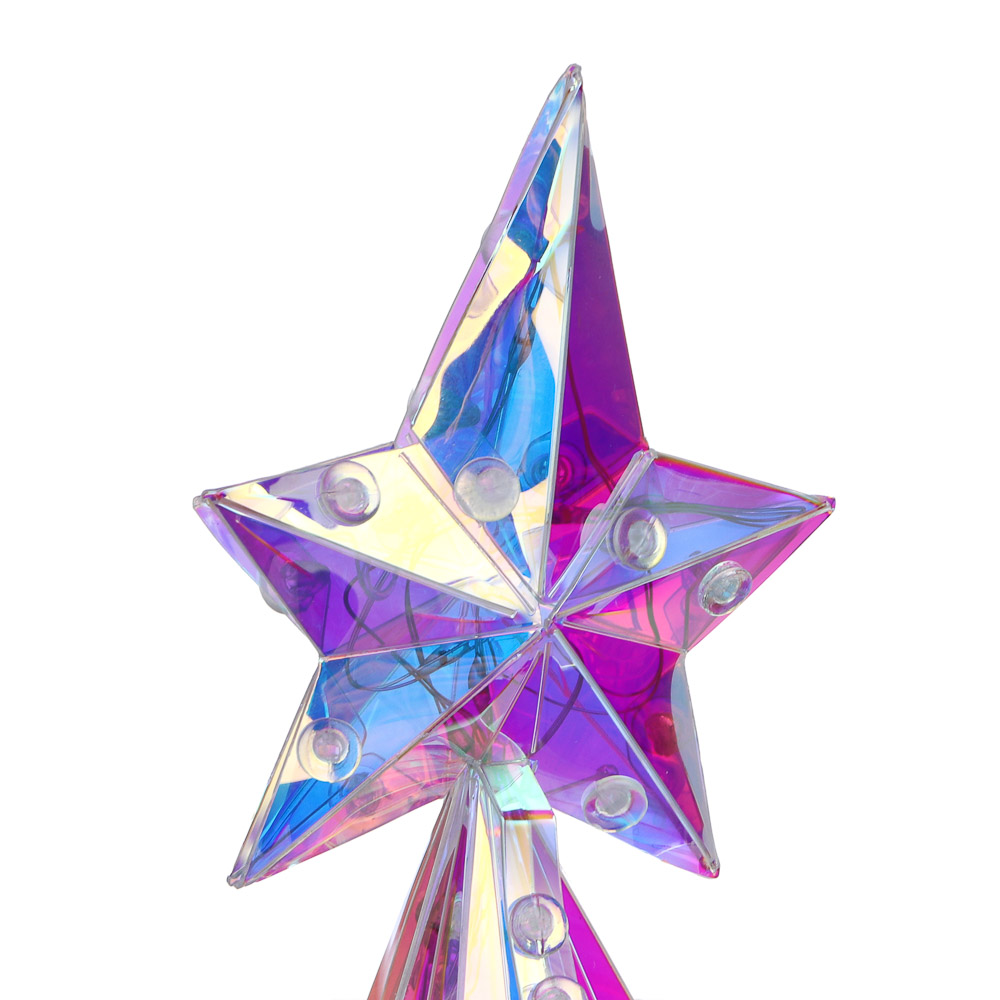 СНОУ БУМ Елочка 3 этажная, 25x37 см, 150 LED, постоянное свечение, USB - #8