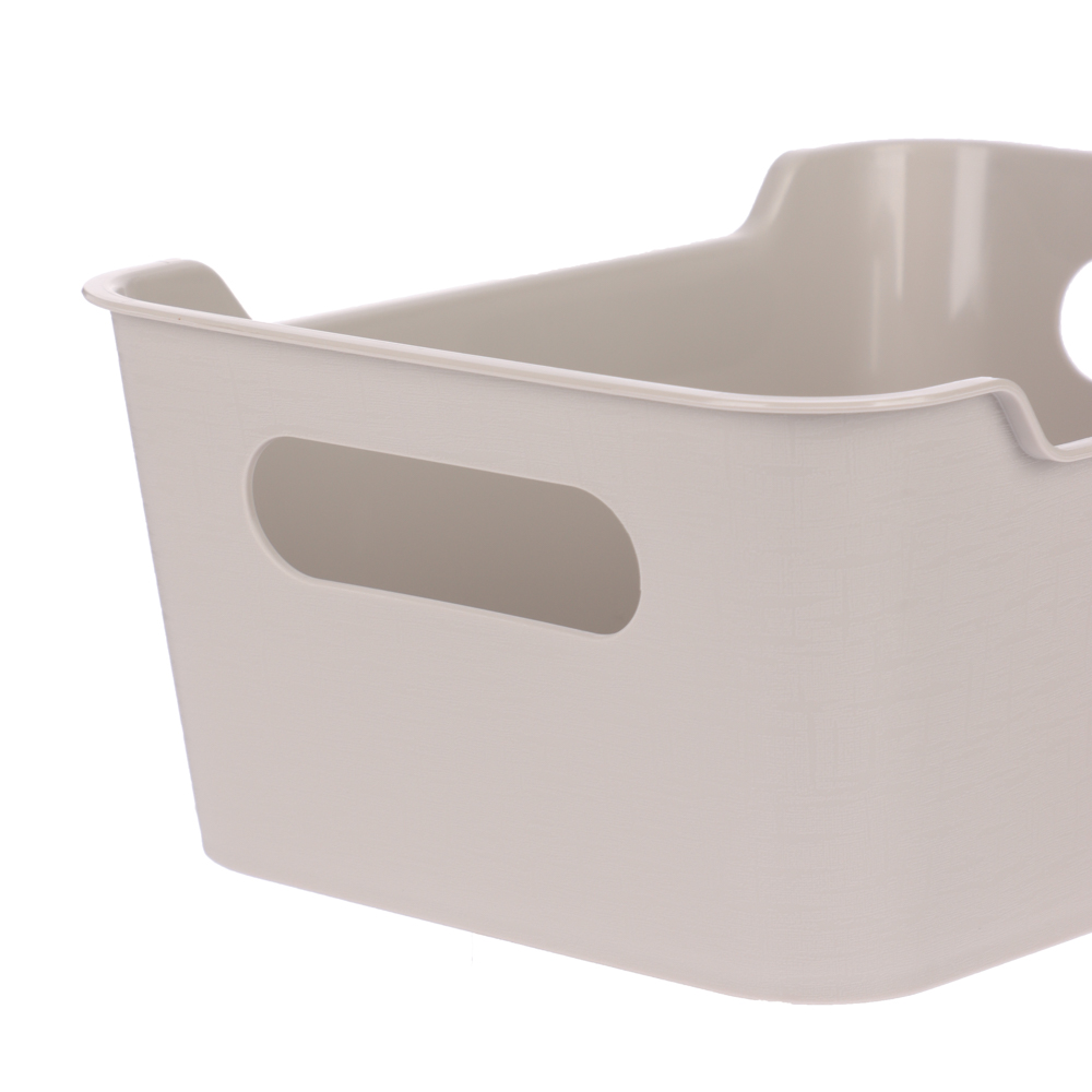 Корзинка универсальная "Mango" 2,4л. 230х160х90мм (светло-серый) - #2