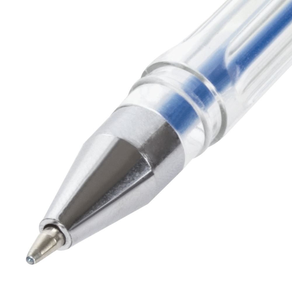 Набор гелевых ручек, 6 цветов, неоновые чернила, прозр. корпус, 0,7 мм, линия письма 0,5 мм, 142798 - #5