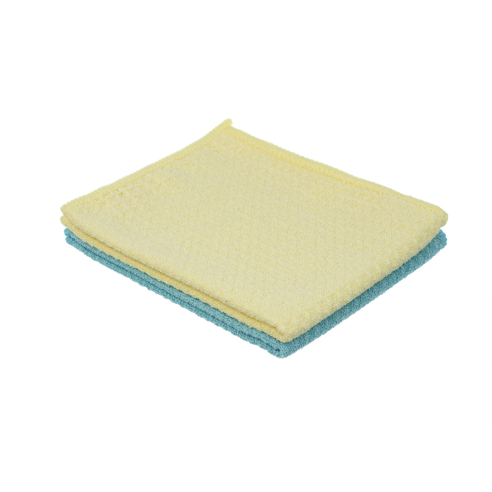 VETTA Набор салфеток из микрофибры, универсальные махровые, 2 шт, 25х30см, 300г/кв.м., 2 цвета - #1