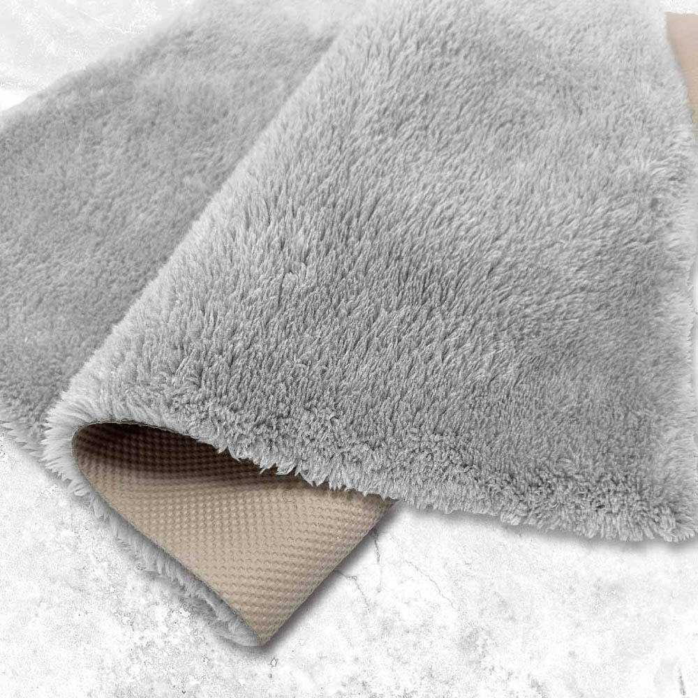 Коврик плюшевый 40х60 серый 02 - #2