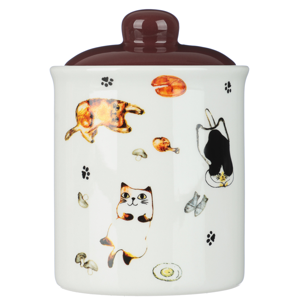 Сахарница 500мл, тм MILLIMI Котовасия, керамика - #1