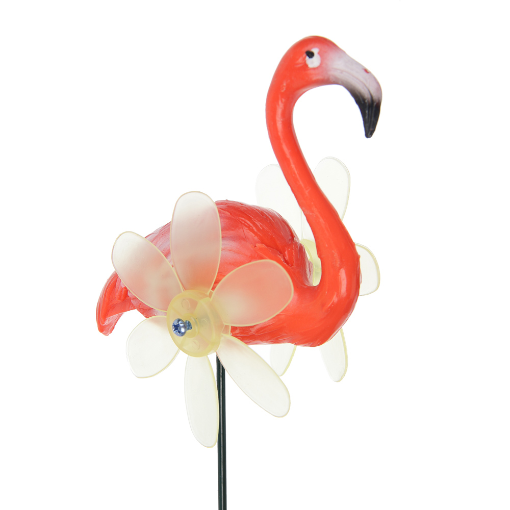 Фигурка на стержне "Фламинго" тм INBLOOM, 14х8х60см, пластик, металл - #2