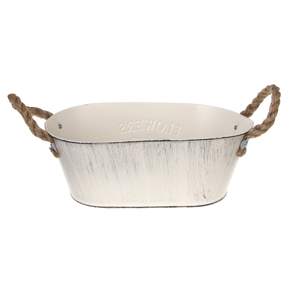 Кашпо тм INBLOOM, 26х10см, металл - #5