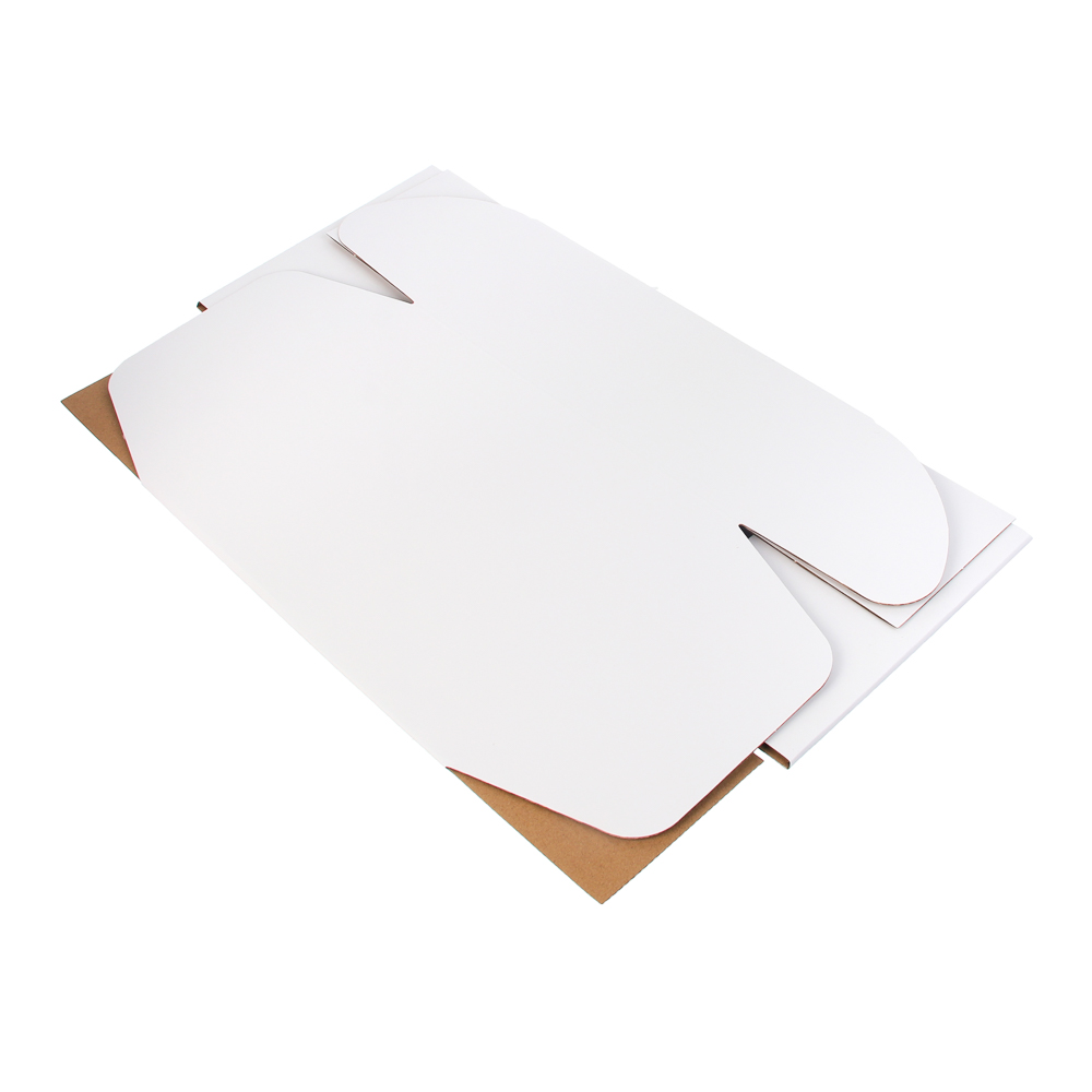 Коробка складная с лентой, 31x22x12 см, гофрокартон, 3 цвета - #3