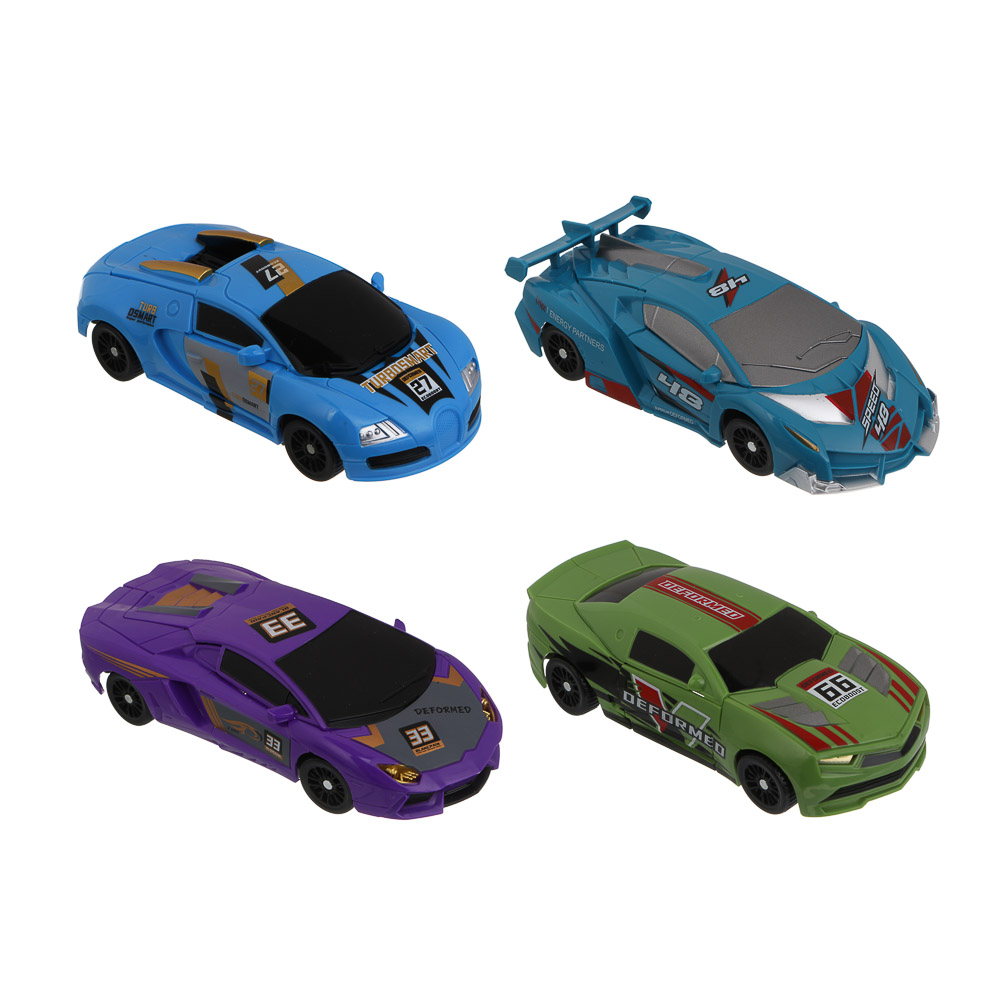 ИГРОЛЕНД Робот трансформирующийся "Спорткар",  PP, 19х19,5х7,5 см, 4 дизайна - #3