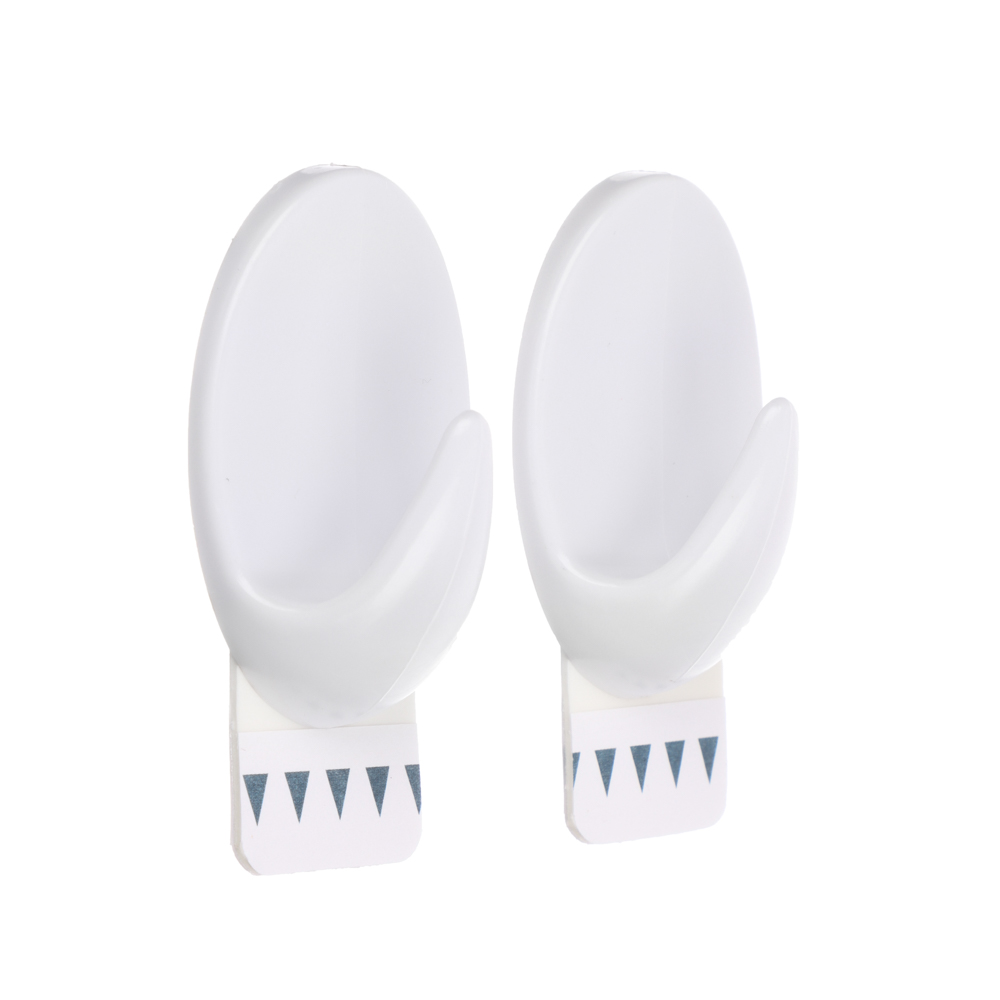 VETTA Крючки самоклеящиеся, 2шт, SR, пластик, 1,5кг, 55х32х25мм, овальные, 1808 - #2