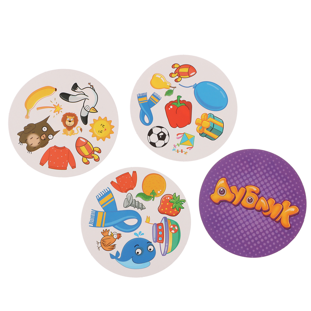 Дублик в круглой коробке "Топчик" 60 карточек - #3