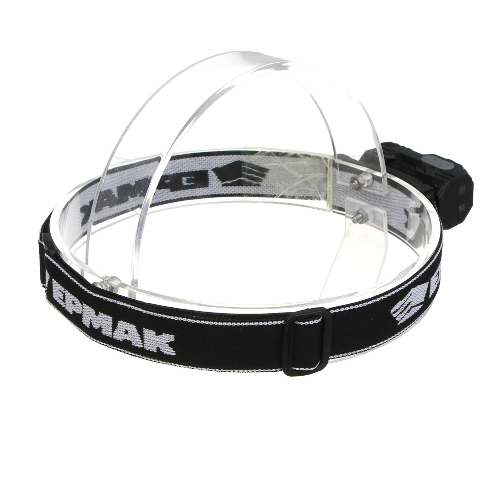 Фонарь налобный тм ЕРМАК,сенсорный,крепление,XPE LED+3LED,9 режимов,500мАч,64х45х34 мм,красный свет - #4