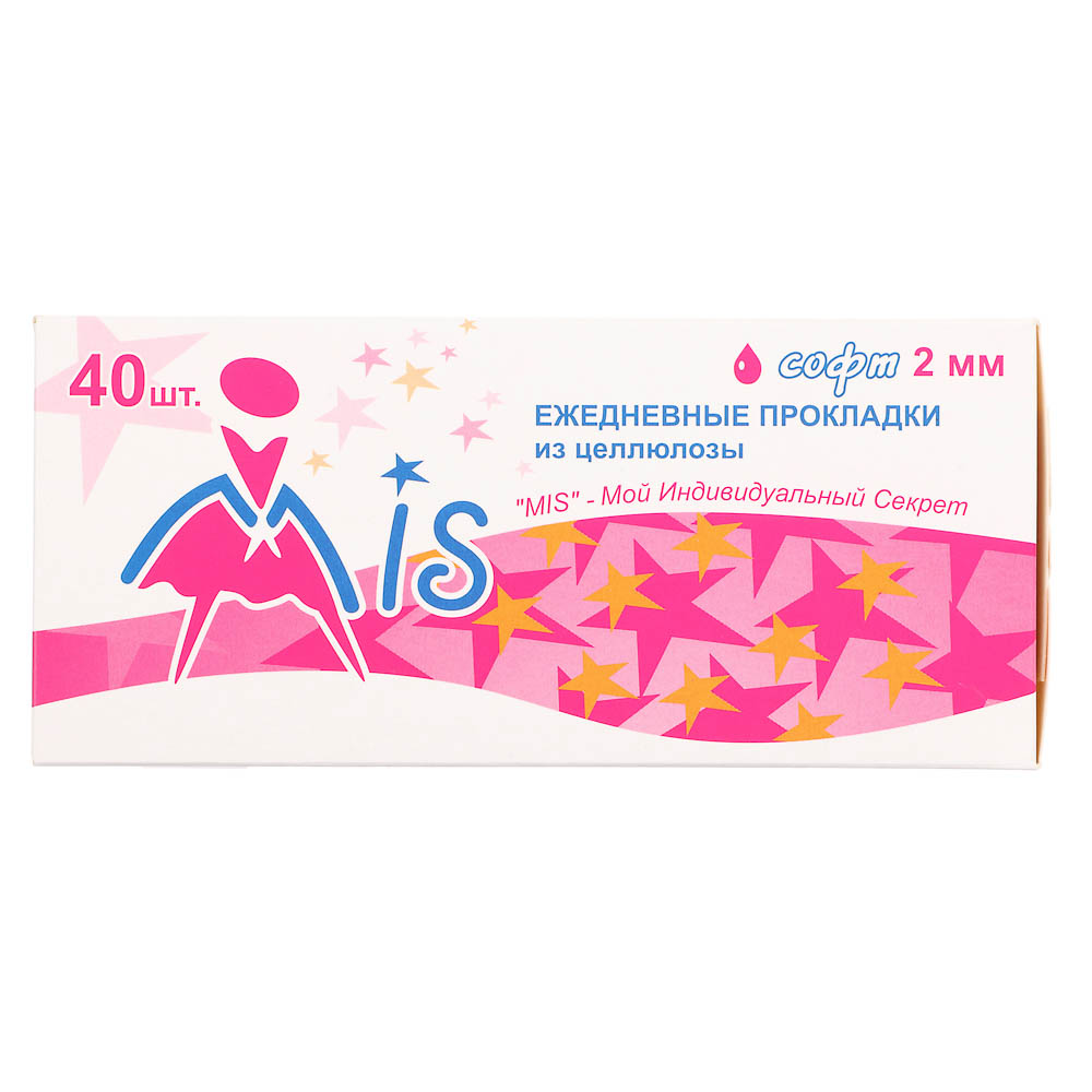 Прокладки ежедневные MIS софт, 1 капля, к/у, 40 шт - #4