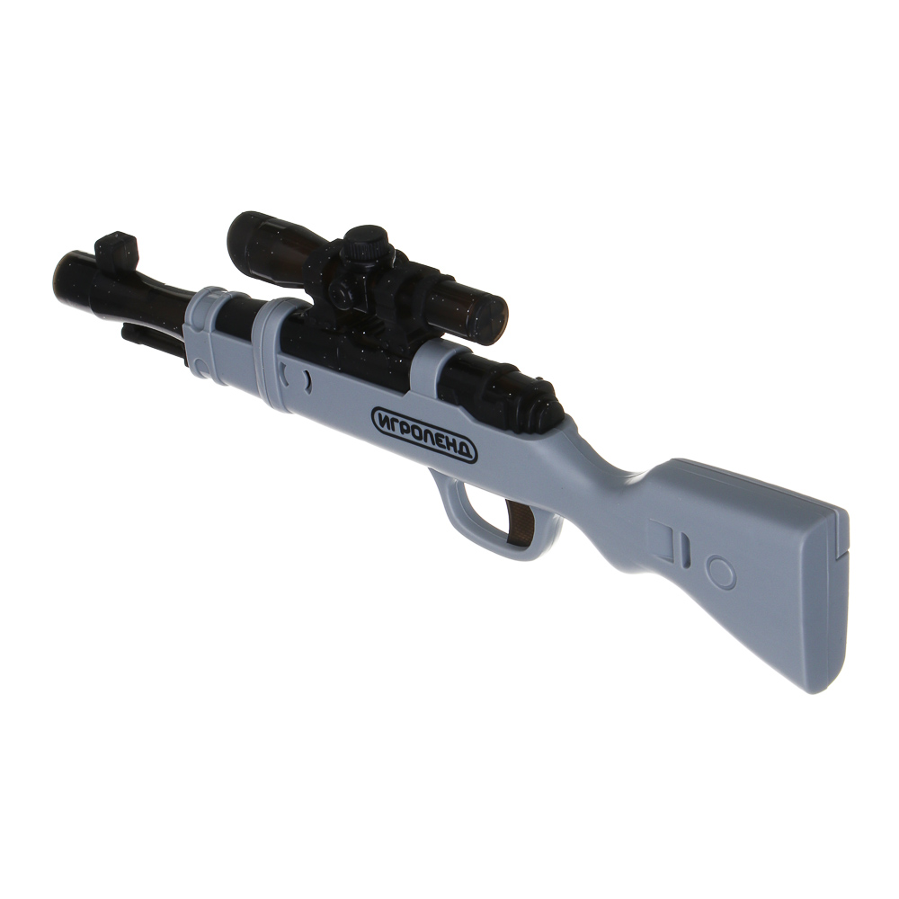 ИГРОЛЕНД Оружие снайпера, проектор, свет, звук, вибрация,3АА, ABS, PS, 30,3x2,2x9,6/31x2,5x10см - #6