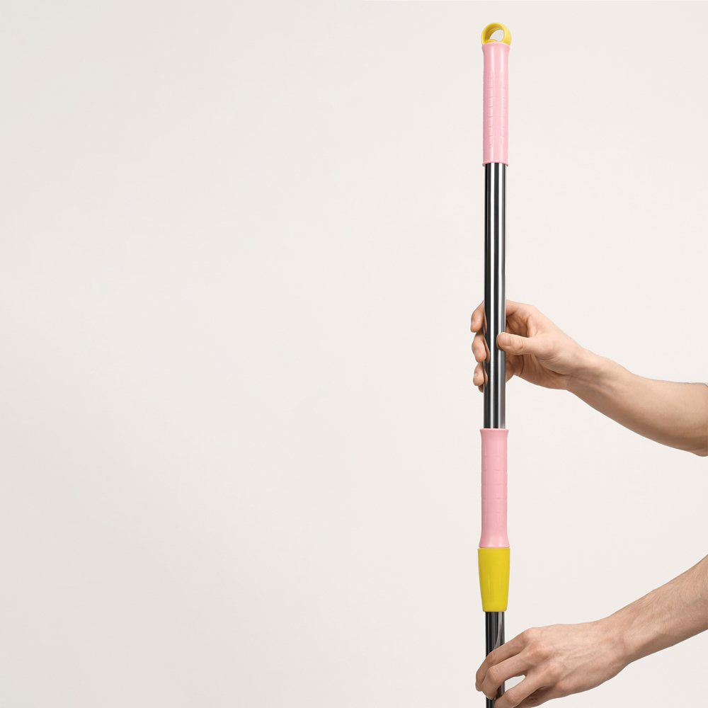 VETTA Окномойка со съемным скребком доп.насадка из микроф. 29см., телескоп.черенок 110см нерж.сталь - #5