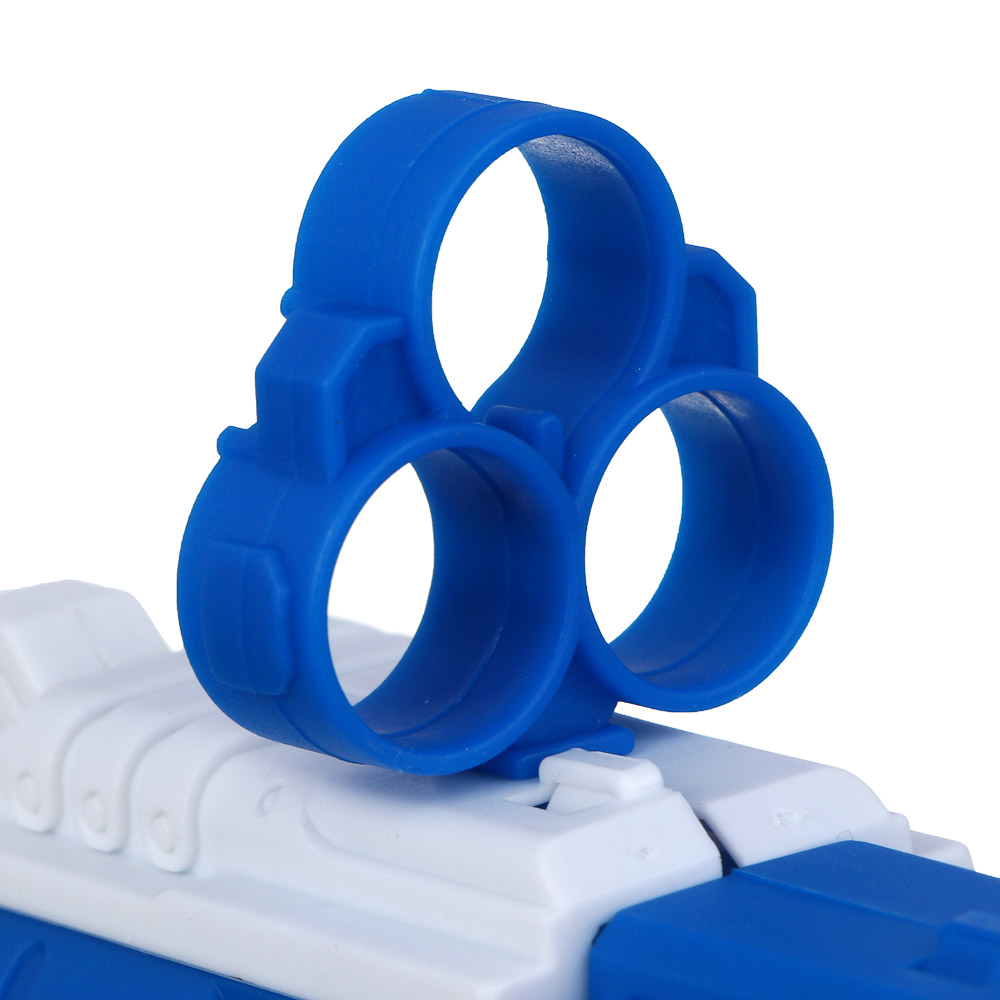 ИГРОЛЕНД Пистолет "Суперстрелок" с присосками 3 шт, PP, EVA, 15х4х26,4 см, 2 дизайна - #9