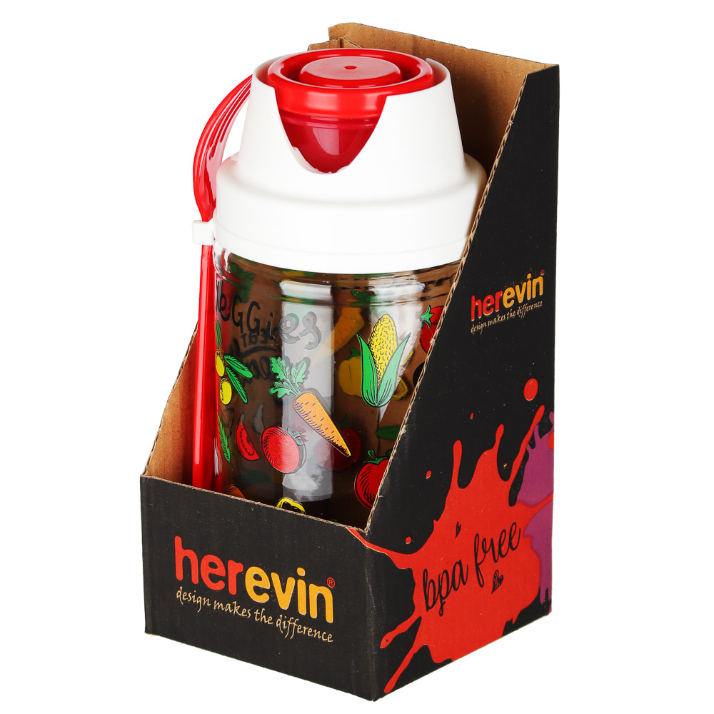 HEREVIN Банка с вилкой "Свежие овощи", 660мл, стекло, 131614-002 - #5