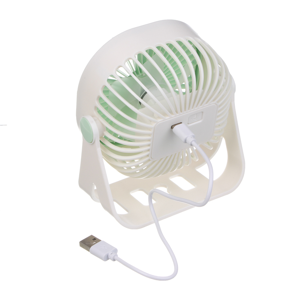 Вентилятор настольный тм LEBEN 3.7в/400мАч, USB-кабель, цвет в ассортименте - #8
