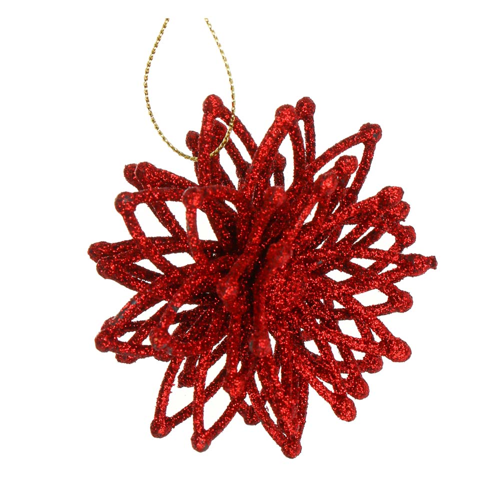 СНОУ БУМ Цветок 1 шт, 9 см, пластик, 26-820 - #2