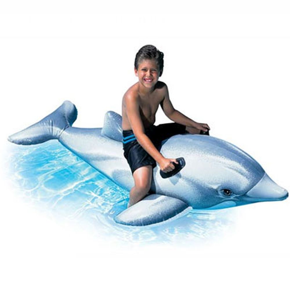 Надувная игрушка-наездник Intex "Дельфин" - #1