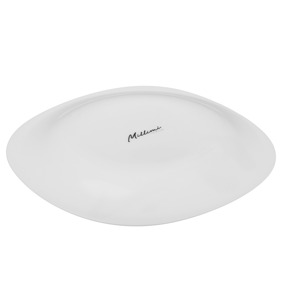 MILLIMI Маки Тарелка десертная, опаловое стекло, 21.5см, квадратная форма - #4
