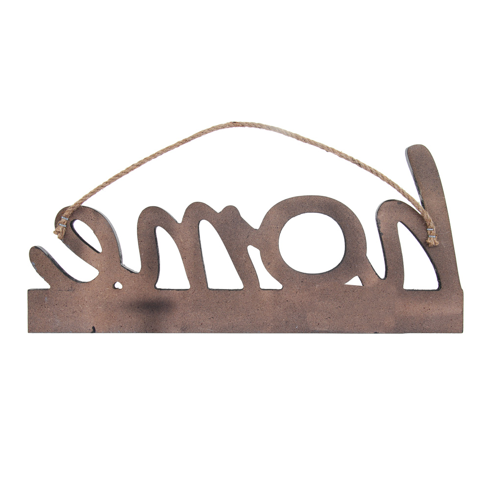 Ключница открытого типа HOME на 3 крючка, 30x3,5x13 см, МДФ, цвет черный - #4