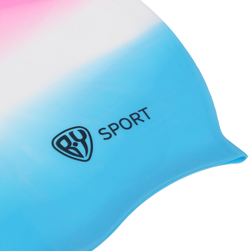 Шапочка для плавания тм BY SPORT, 22х18см, силикон - #4