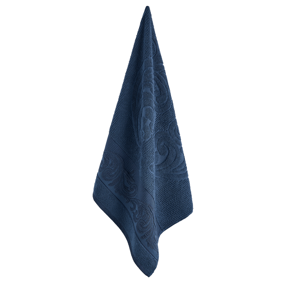 PROVANCE Нэви Полотенце махровое, 100% хлопок, 70х130см, 420гр/м, синий - #11