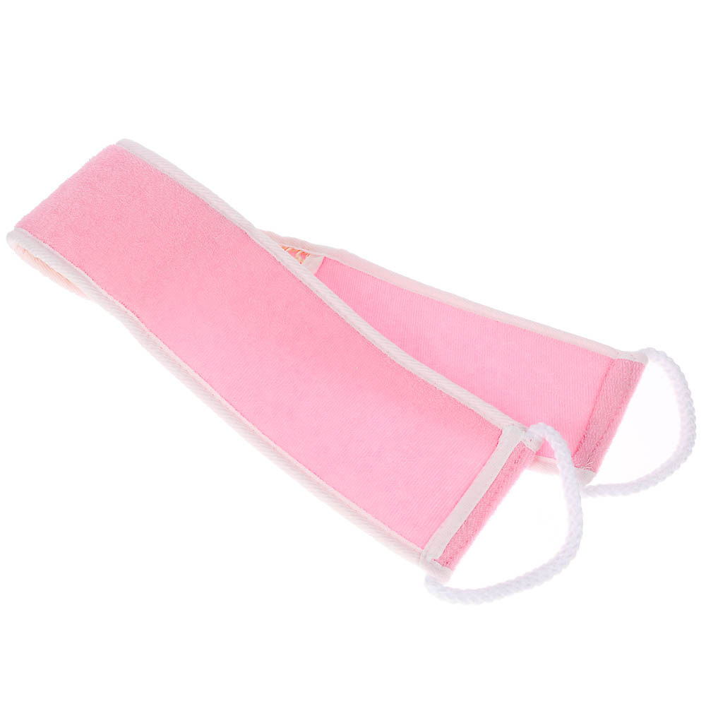 ЮL Мочалка лента банная с ручками с эффектом пилинга, сизаль, полиэстер, поролон, 68х10см, 3 цв. - #3