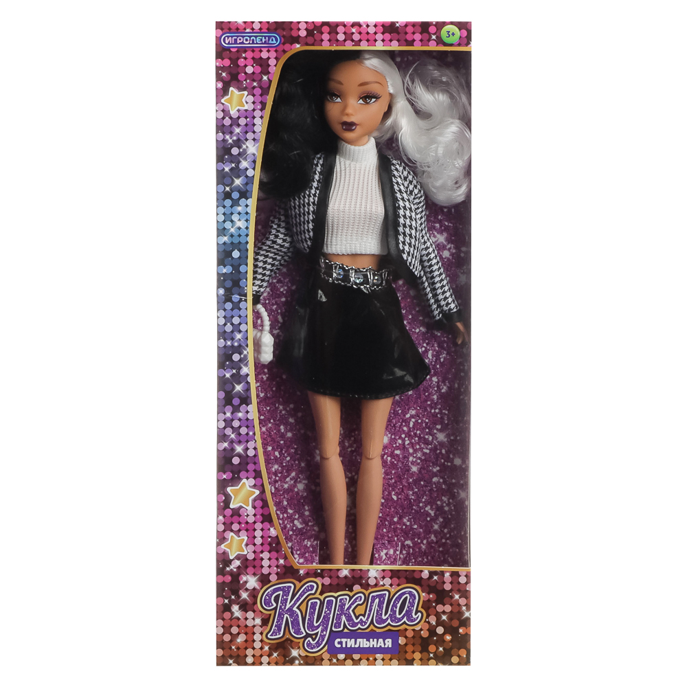 ИГРОЛЕНД Кукла стильная 30 см, PVC, PP, 12,5х5х32,5 см, 4 дизайна - #15