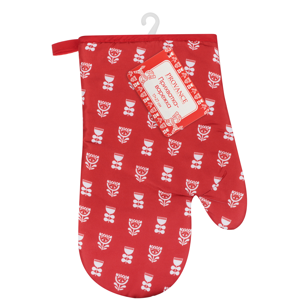 PROVANCE Красный конь Прихватка-варежка, 17х27см, 100% полиэстер - #7