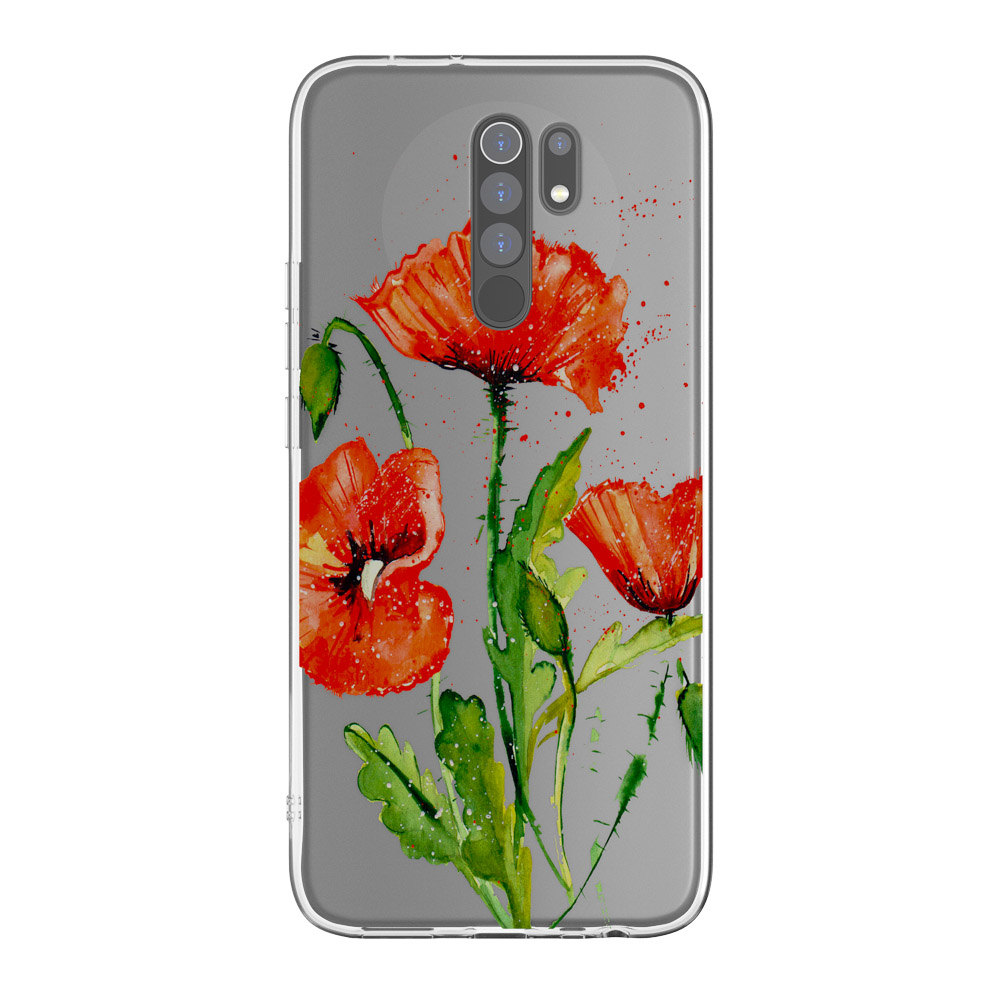 Чехол для смартфона Forza "Цветы" на Xiaomi Redmi 9, серия 2 - #7