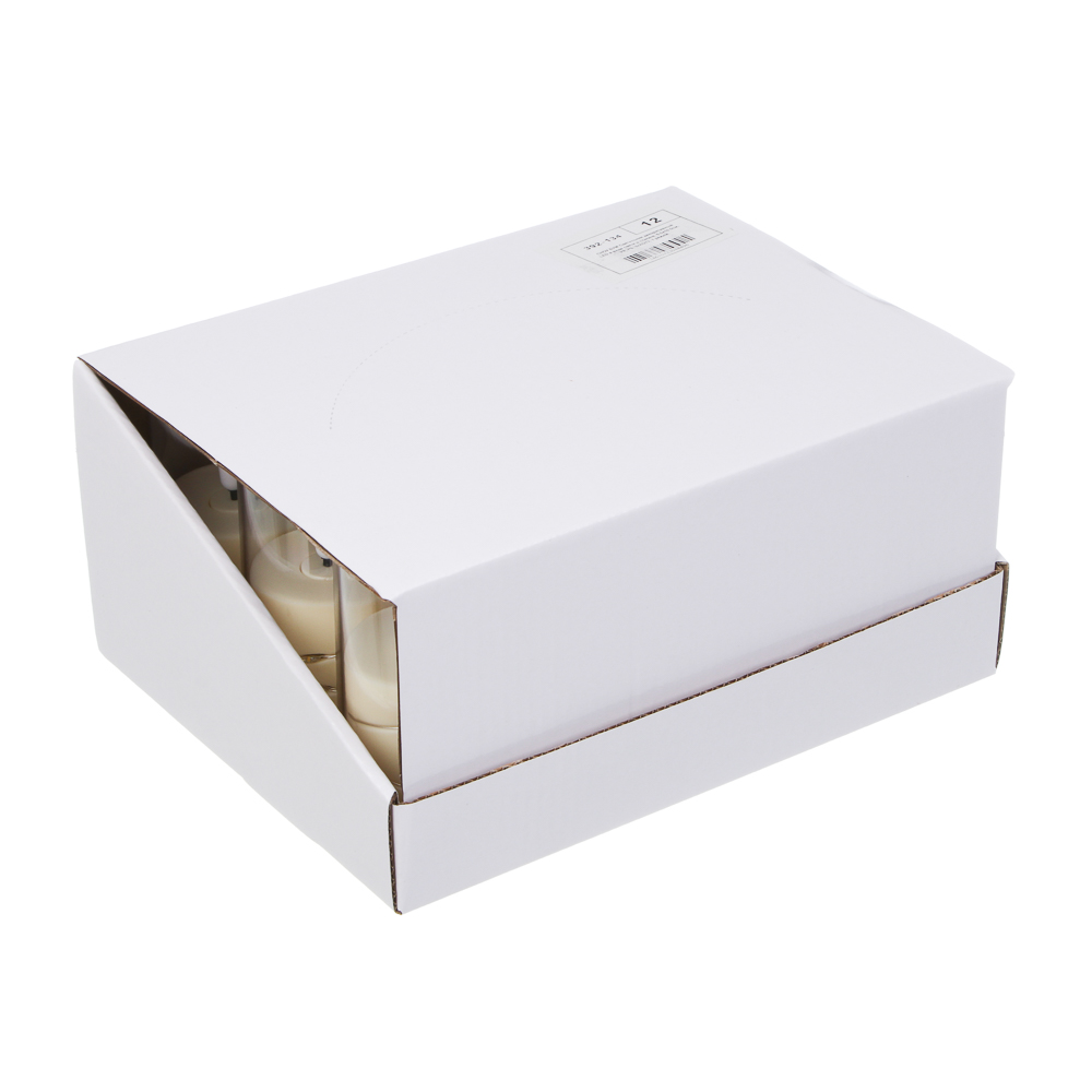 СНОУ БУМ Светильник декоративный LED в виде свечи в стакане, 5,5x10,5см, PP, PS, 3хAG13, 1 режим - #10