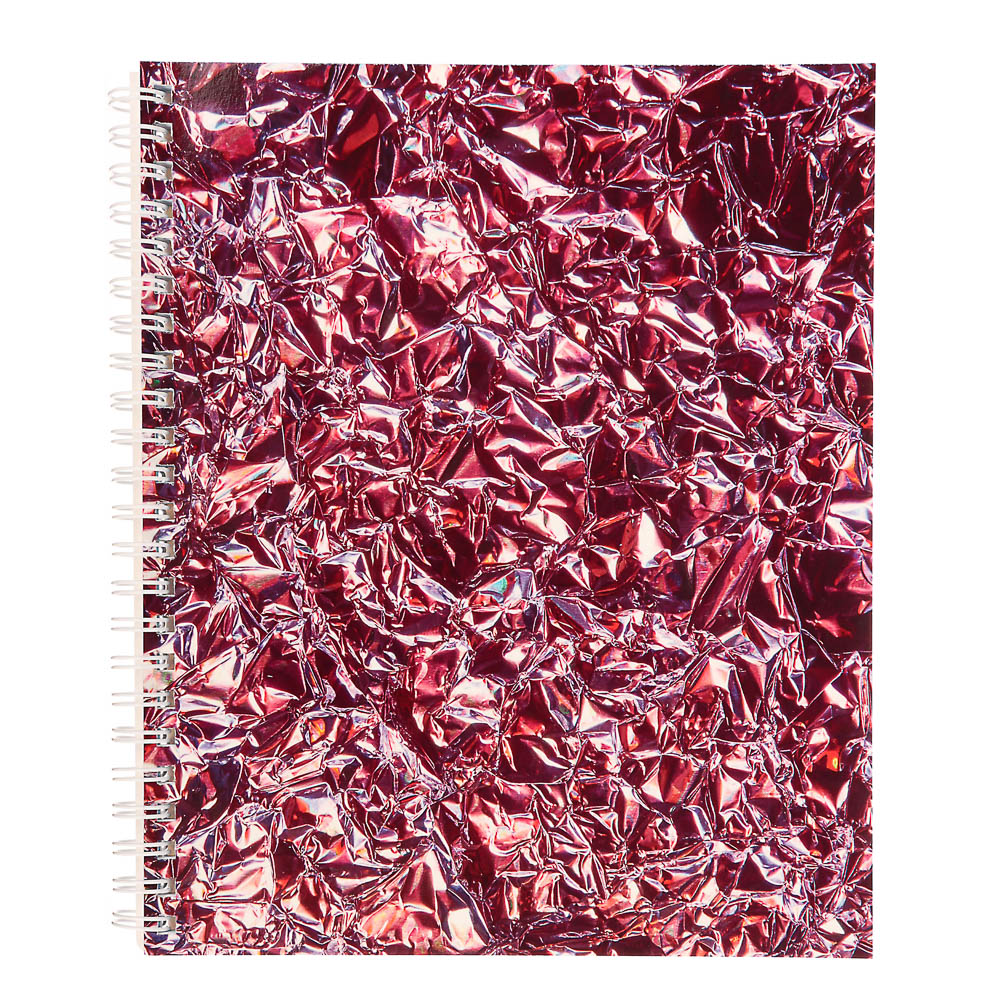 Тетрадь общая на спирали 80л. в клетку, обл.мел. картон, БЕЛЫЕ ЛИСТЫ, микс - #8