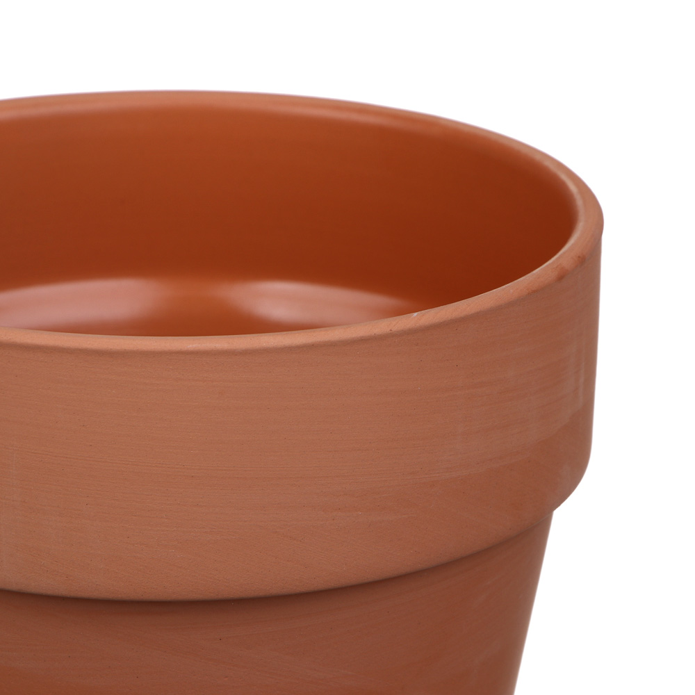 INBLOOM Кашпо13х13см, красная глина - #3