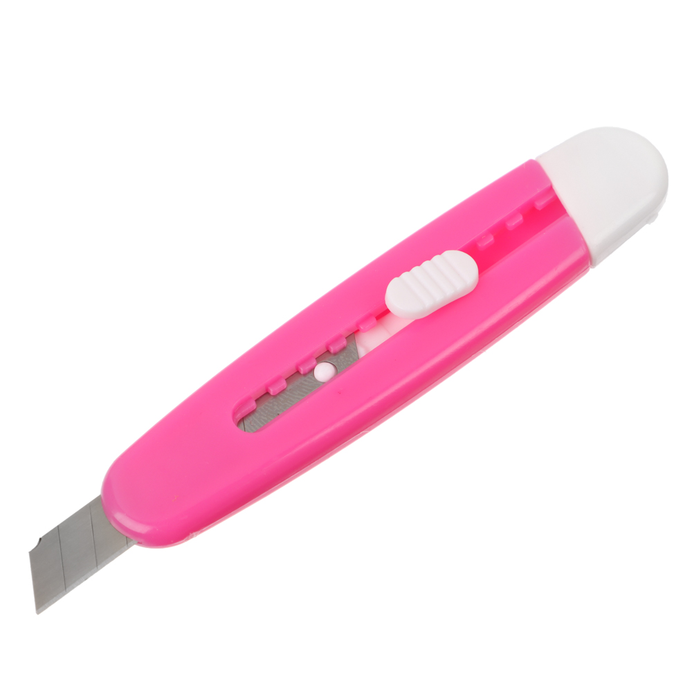 ClipStudio Нож канцелярский малый, 9см, лезвие 9мм, пластик, 3 цвета - #3