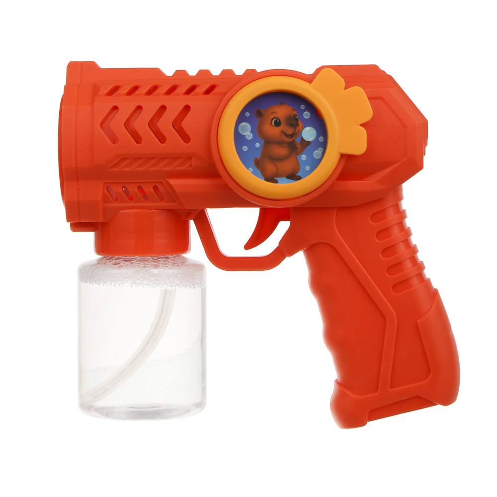 Пистолет для выдувания мыльных пузырей, ИГРОЛЕНД, PP, мыл. раствор 70 мл.,4хАА - #4