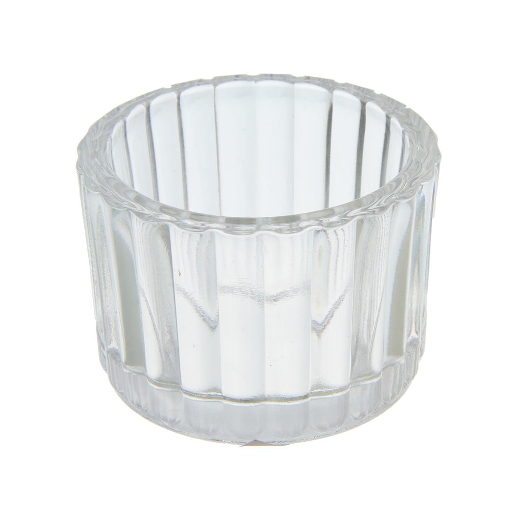 Подсвечник тм LADECOR стеклянный, 5,5x5,5x3,8 см, для чайных свечей - #1