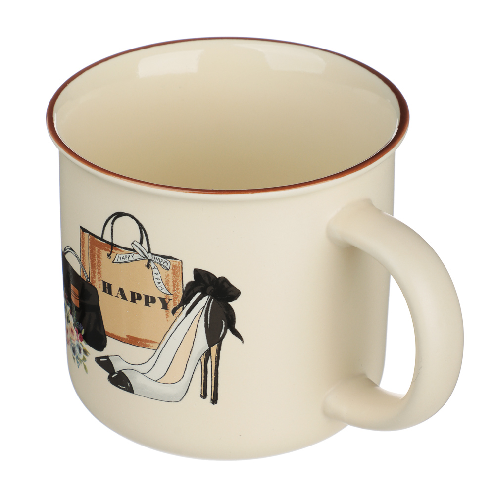 MILLIMI Фэшн Кружка, 380мл, фарфор, 3 дизайна - #4