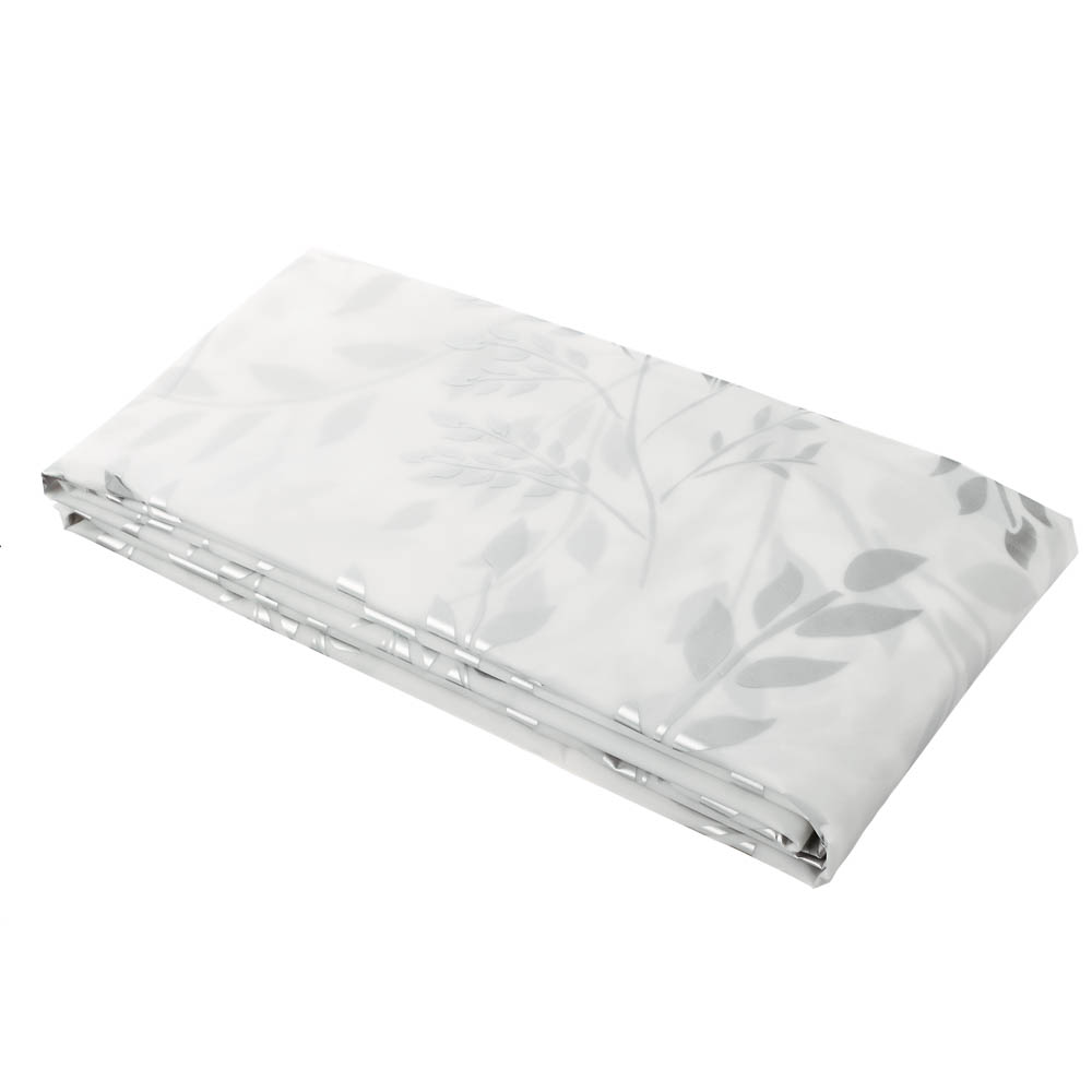 Штора для ванной 180x180см BRANCH, белый/серебро, ПЕВА, SWC-55-21 - #5