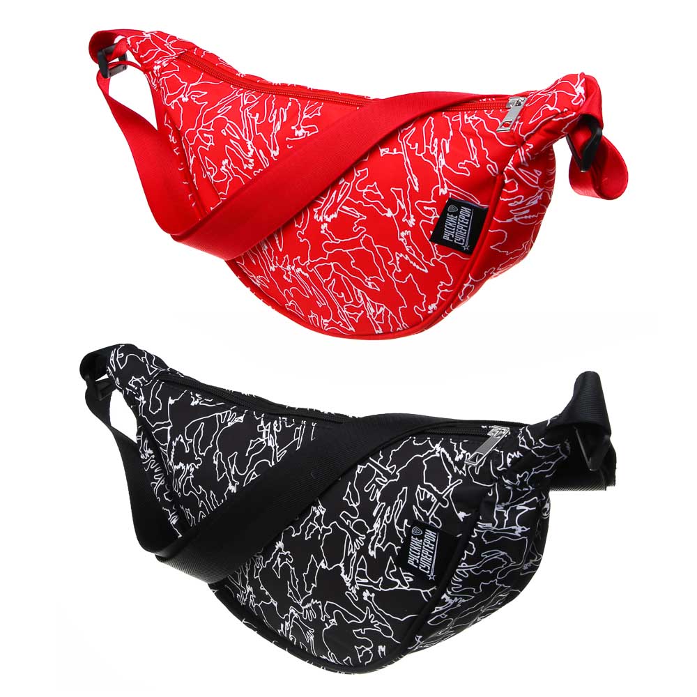 BY Русские Супергерои Сумка молодежная на длинном ремне, 100% ПЭ,27х15х10см, 2 цвета, РСГ25-01 - #1