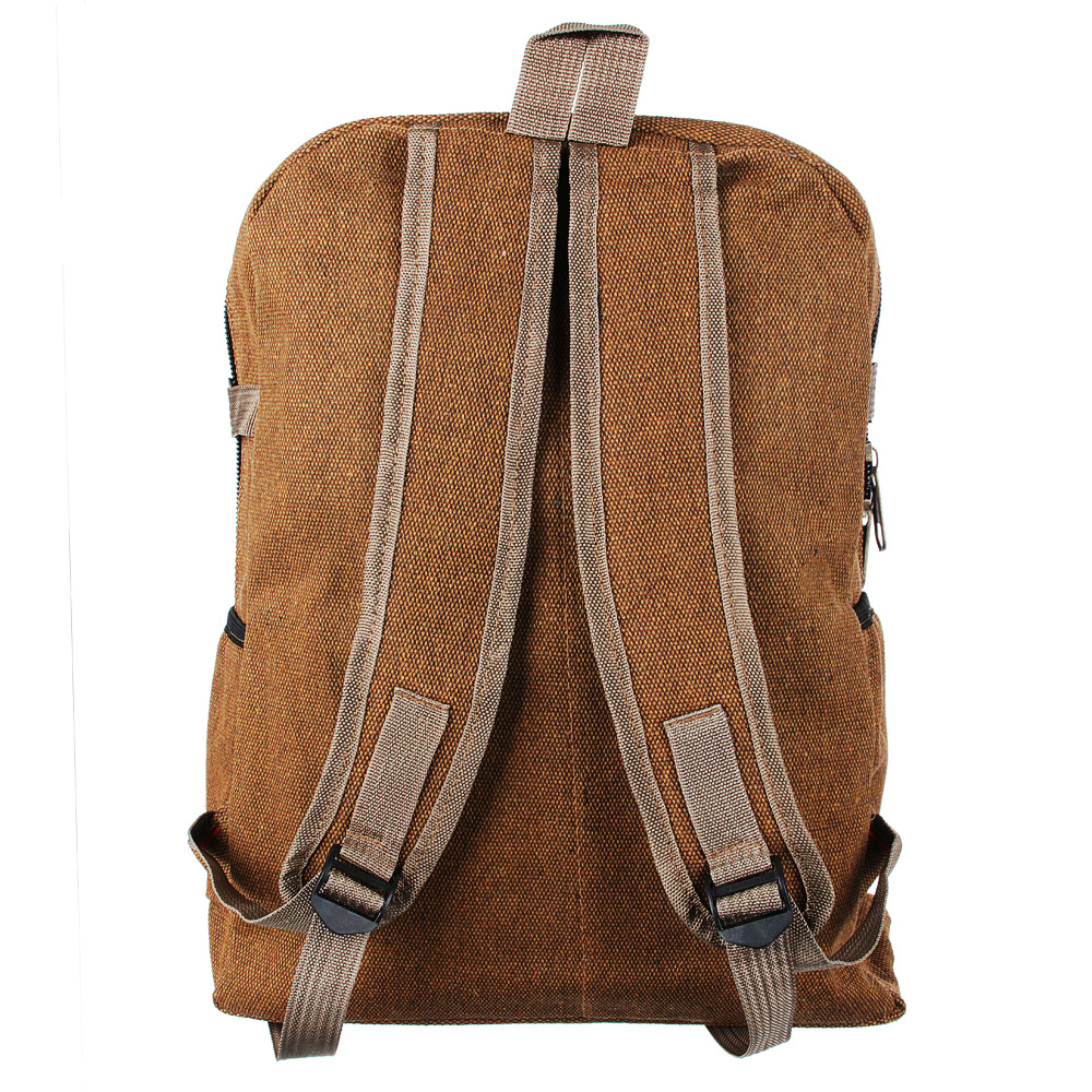 Рюкзак подростковый 41x31x15см, мягкий, 1 отдение на молнии, 4 кармана, металл, 2 цвета - #4