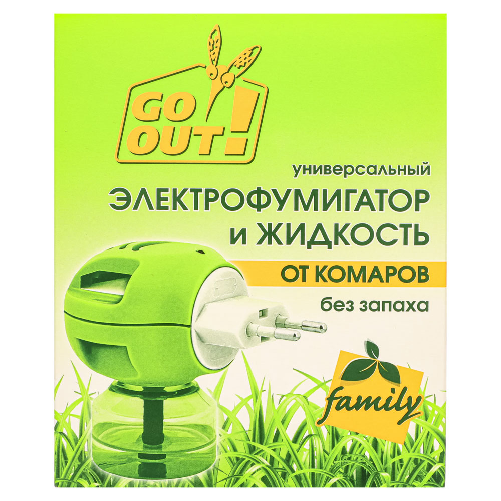 Комплект для защиты от комаров GO OUT, электрофумигатор + жидкость, 20 мл - #6