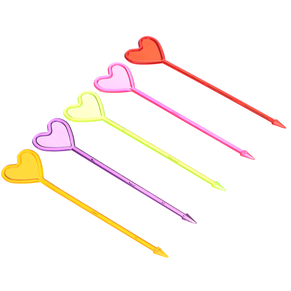PATERRA Пики декоративные 35шт, цветные, "Сердечко", 401-764 - #2