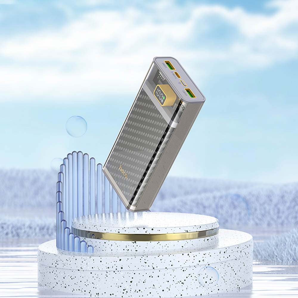 Аккумулятор мобильный hoco. модель J103A 20000мАч, 22.5Вт, серый - #8