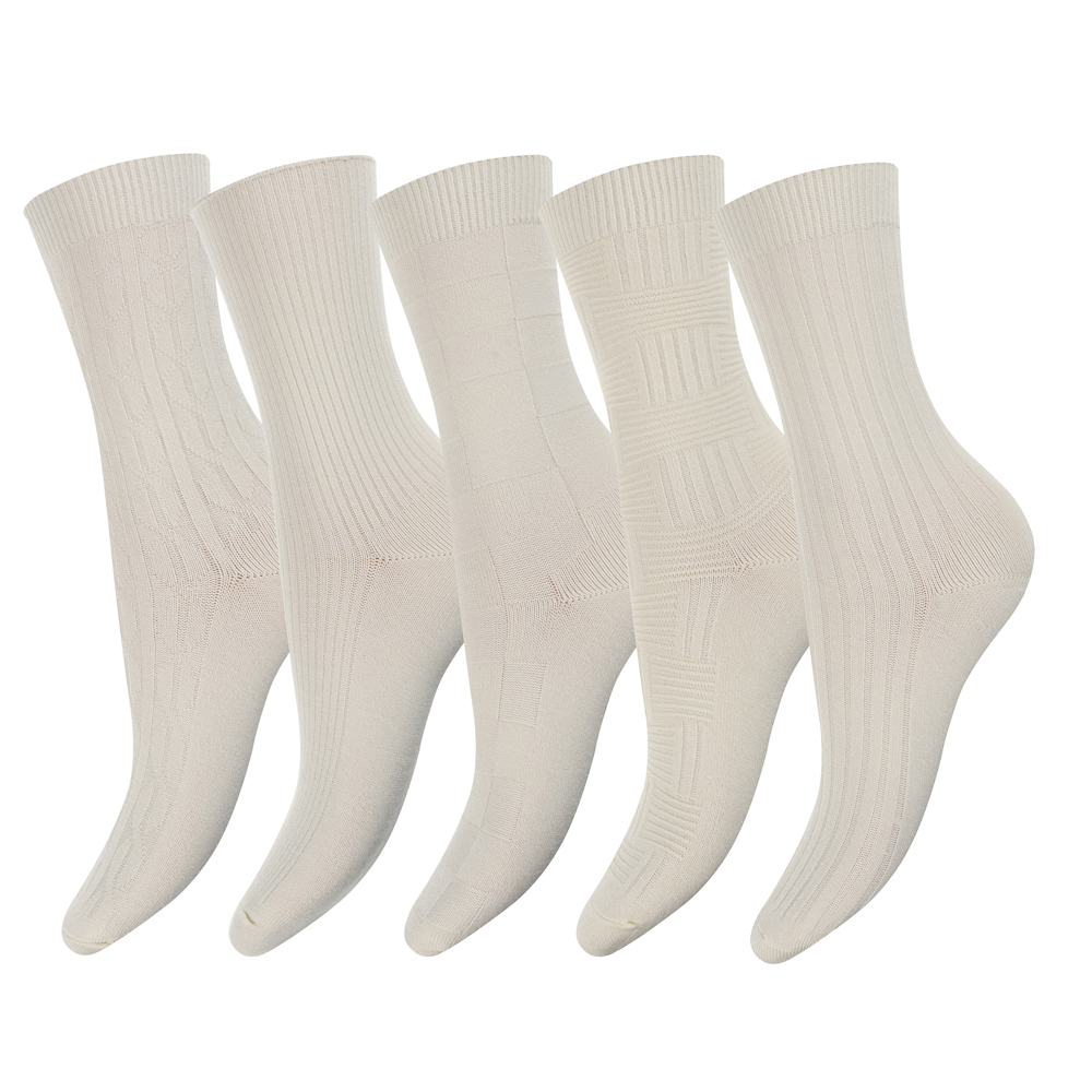 Носки женские "кашемир" тм TURKAN, р.36-41, белые, #6150 - #1