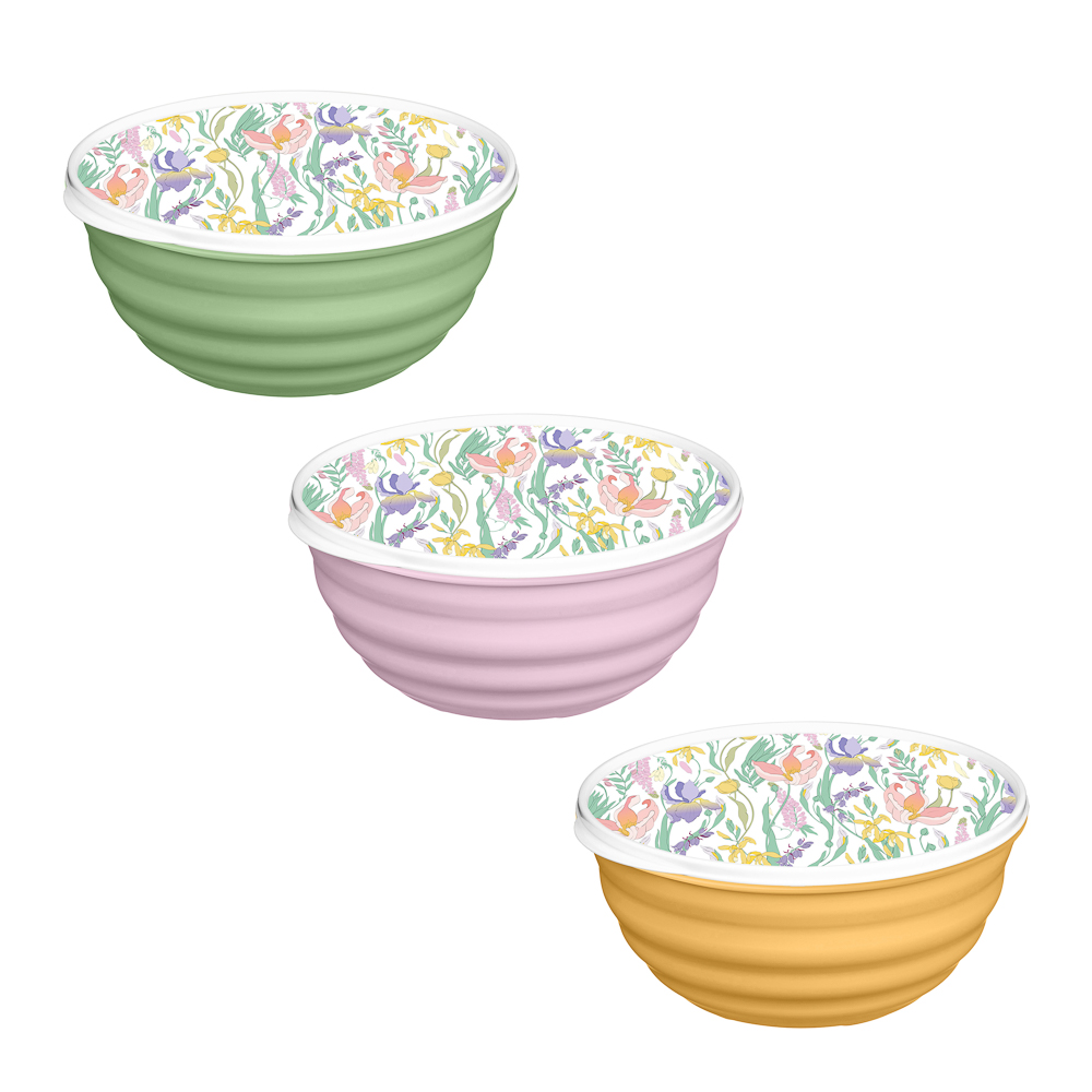 Ботаника Миска Latina 2,1л с крышкой, пластик, 3 цвета - #1