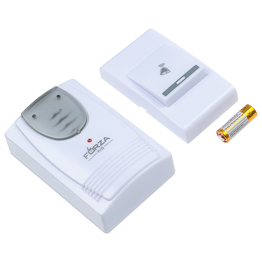 FORZA Звонок беспроводной дверной, 32 мелодий, 1x23A, 2xAA - #1