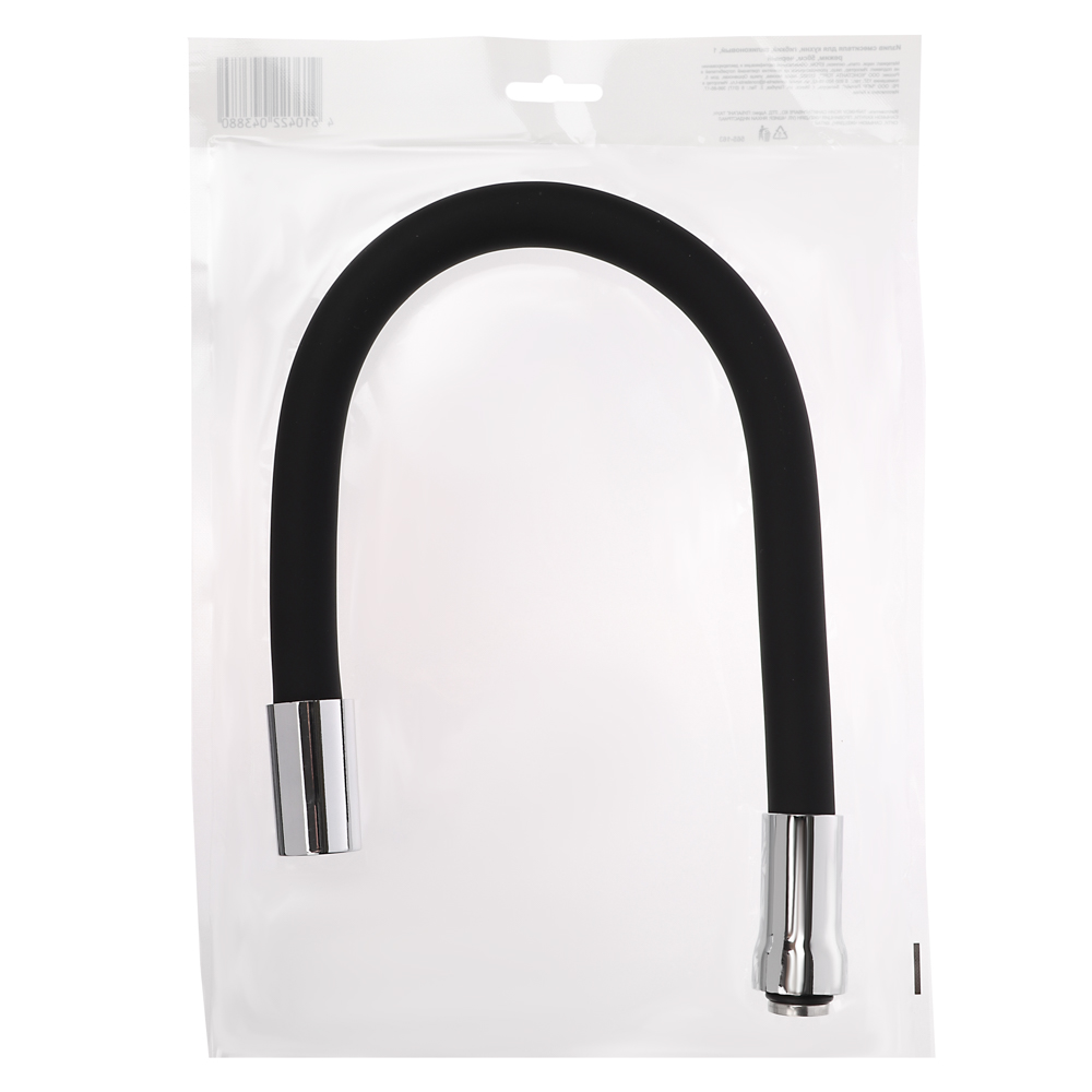 Излив смесителя для кухни, гибкий, силиконовый, 1 режим, 50см, черный - #5