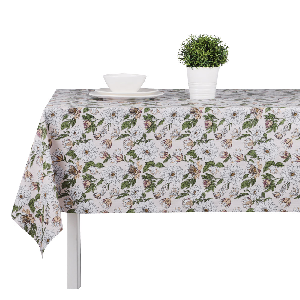 PROVANCE Хейзел Скатерть ПВХ 140х180см на текстильной основе, 2 дизайна - #3