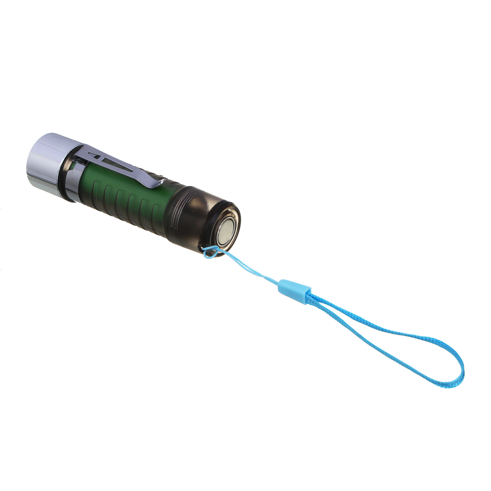 ЕРМАК Фонарь мини с USB штекером, 6 режимов, 500мАч, магнит, красный свет, 92х24 мм - #4