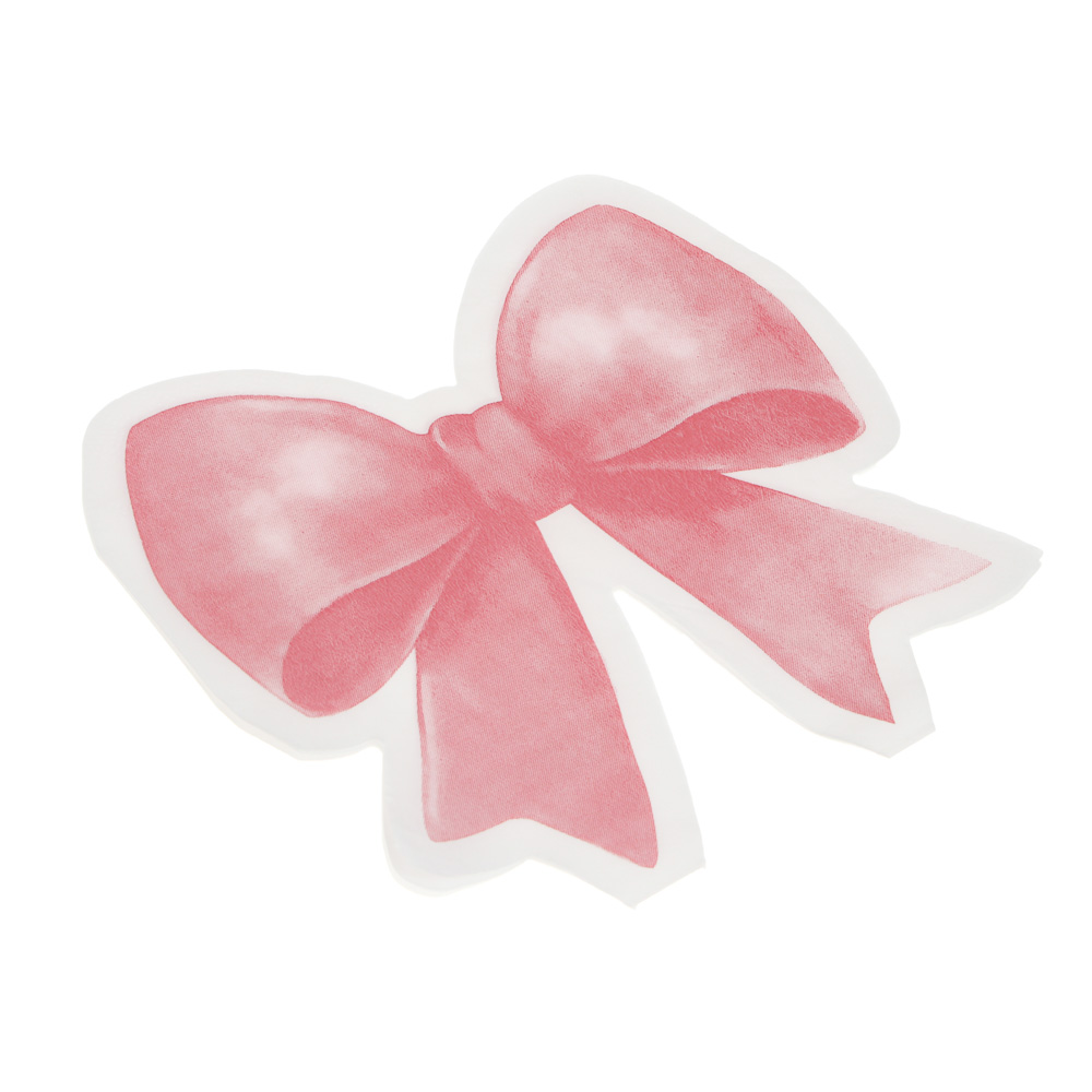 Набор салфеток бумажных "Бант", бумага, 20 шт, 13x14 см - #3