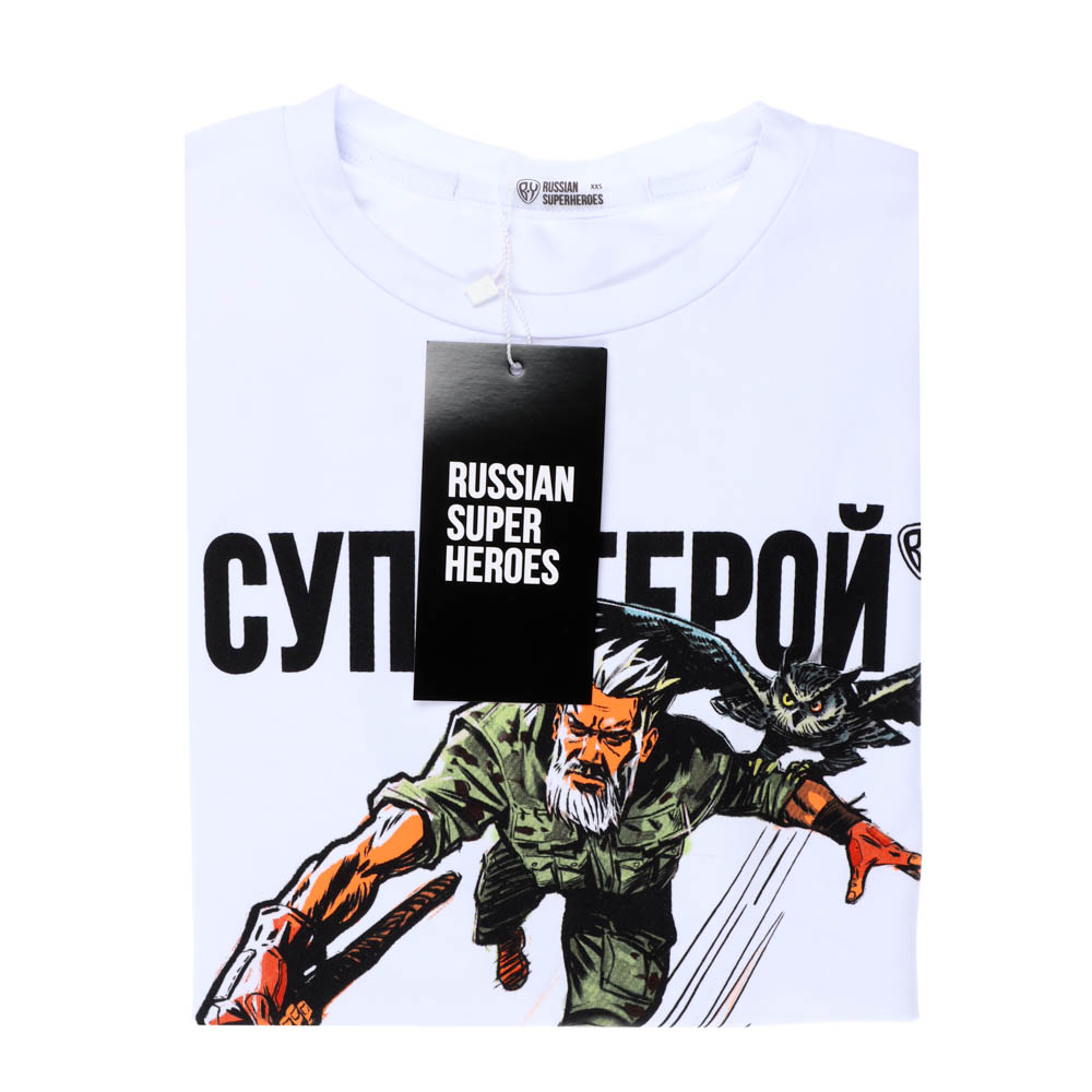 BY Леший Футболка, хлопок, цвет белый, размер XXS - #3